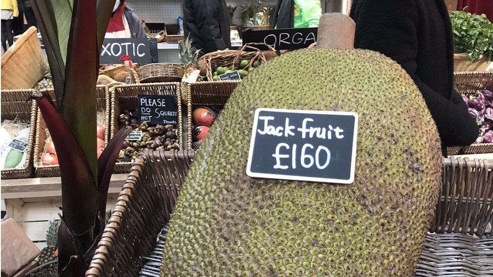 How is it possible for a Jackfruit to cost £160