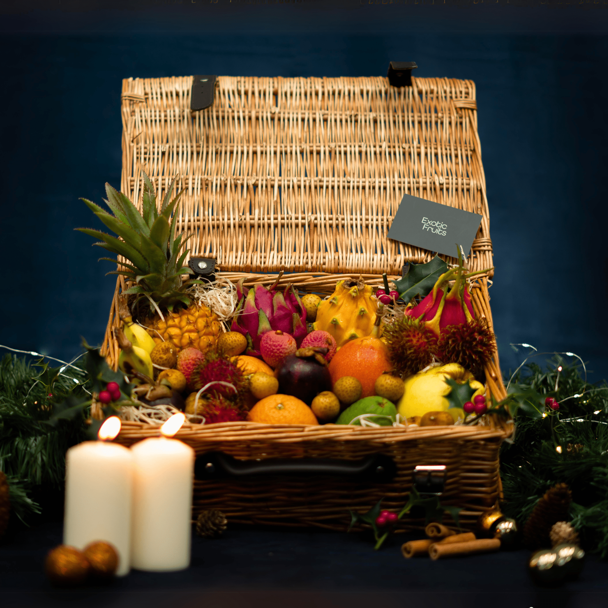 Deluxe Christmas Hamper | Exotic Fruits - Rare & Tropical Exotic Fruit Shop UK
